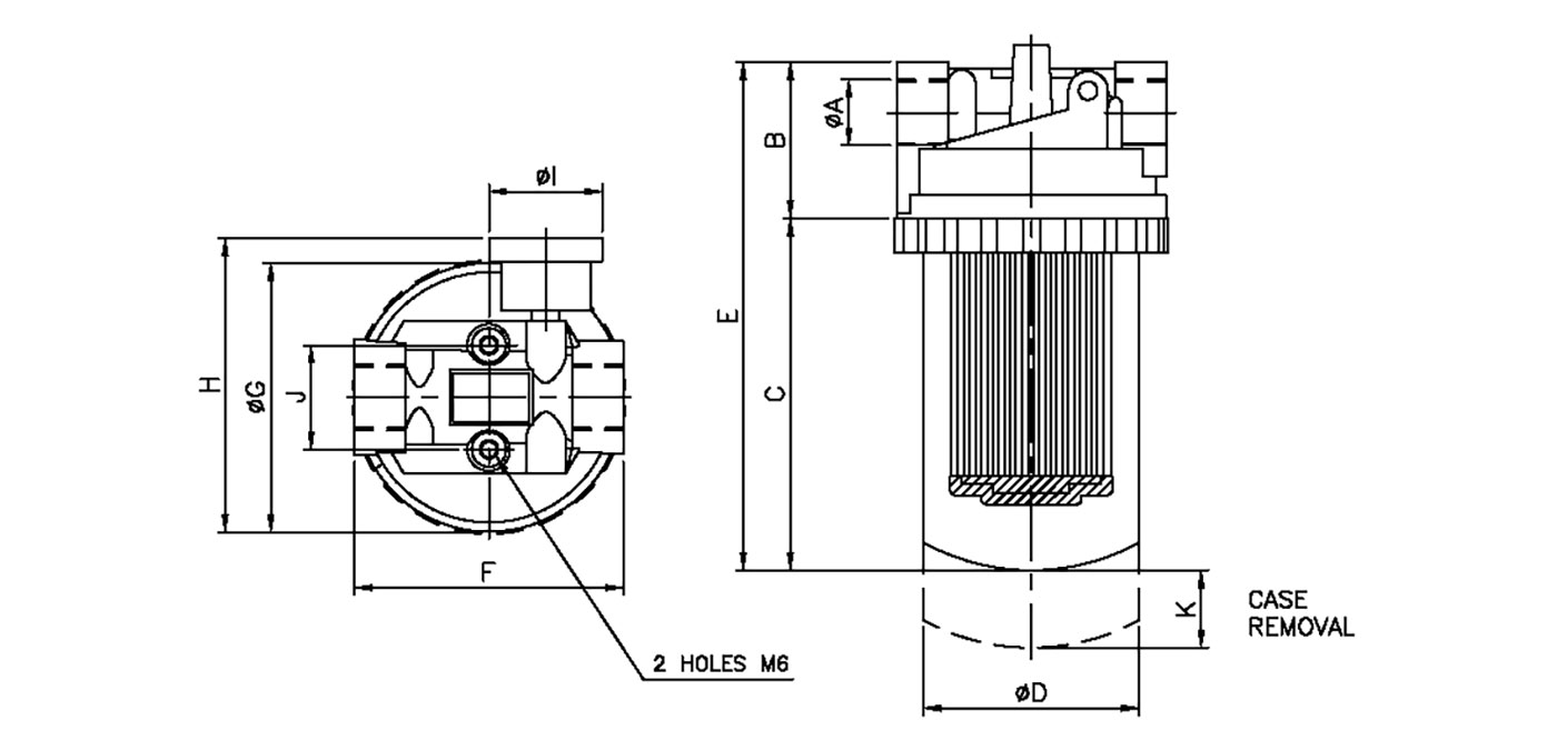 RTFPF 透明管式吸油回油濾油器 液壓零配件